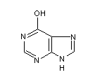 次黃嘌呤結構式