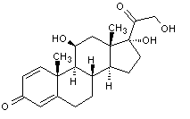 潑尼松龍結(jié)構(gòu)式