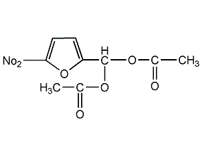 5-硝基-2-糠醛二乙酸酯結(jié)構(gòu)式