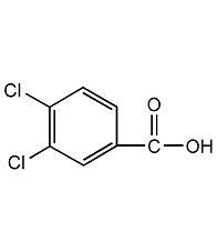 3,4-二氯苯甲酸結(jié)構(gòu)式