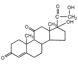 可的松結(jié)構式